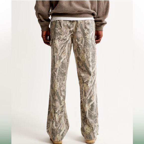 Abercrombie & Fitch Athletic Loose  Camouflage Men Pants Size 30 - Picture 4 of 14